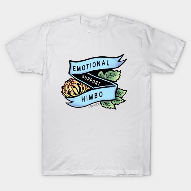 Emotional Support Himbo T-Shirt by swinku